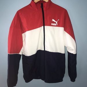 Block colour PUMA windbreaker